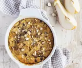 Birnen-Apfel-Auflauf mit Nüssen
