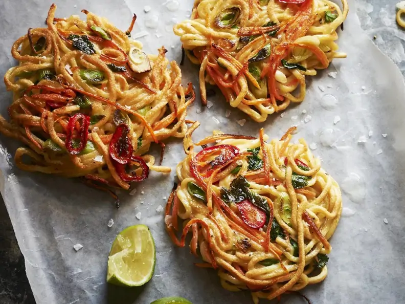 Spaghetti-Gemüse-Puffer