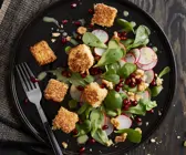 Winterlicher Feldsalat mit Granatapfel
