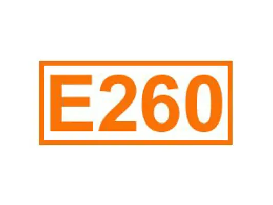 E 260 ein Konservierungsstoff