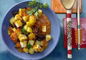 Bunte Kartoffelpfanne