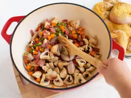 Schokoladenhuhn mit Gewürzreis Step 2