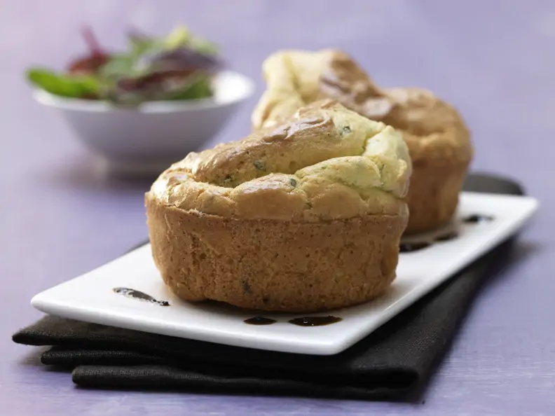 Ziegenkäse-Soufflés