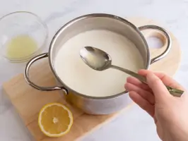 Frischkäse selber machen Step 2