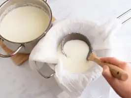 Frischkäse selber machen Step 3