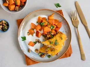 Fisch mit Kürbis
