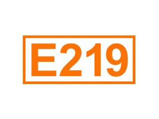 E 219 ein Konservierungsstoff