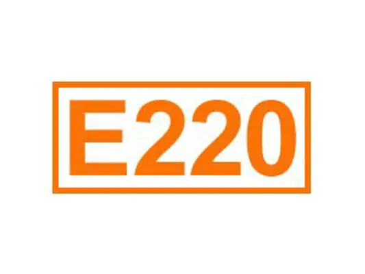 E 220 ein Konservierungsstoff