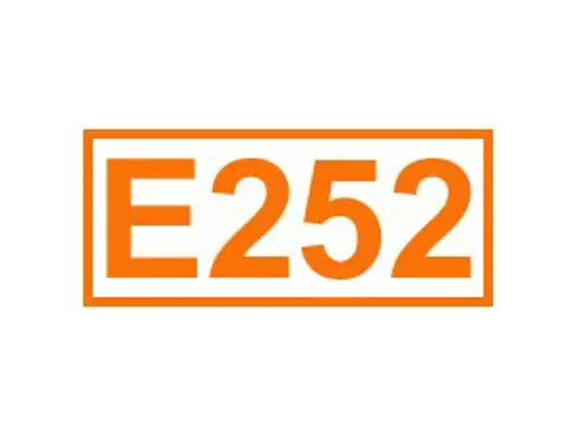 E 252 ein Konservierungsstoff
