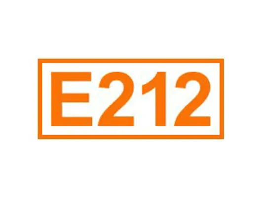 E 212 ein Konservierungsstoff