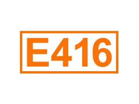 E 416 ein Geliermittel