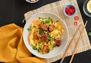 Asiatischer Salat mit Tofu