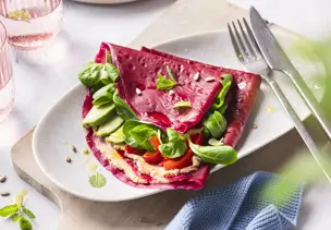 Rote-Bete-Pfannkuchen