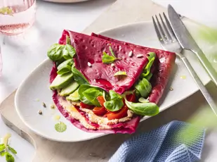 Rote-Bete-Pfannkuchen