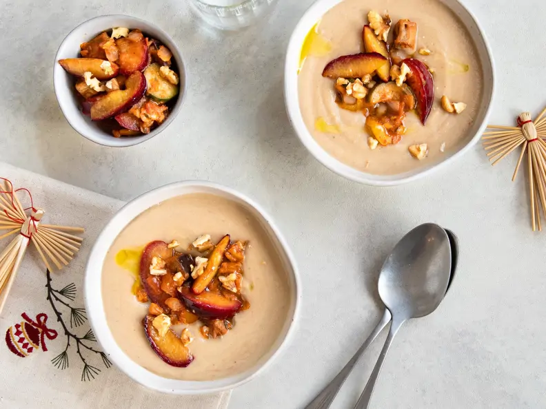 Maronensuppe mit Topping