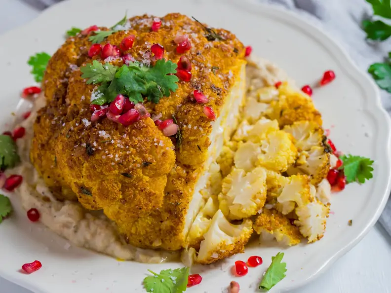 Gewürz-Blumenkohl-Braten