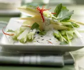 Pikante Kohlrabi-Rohkost