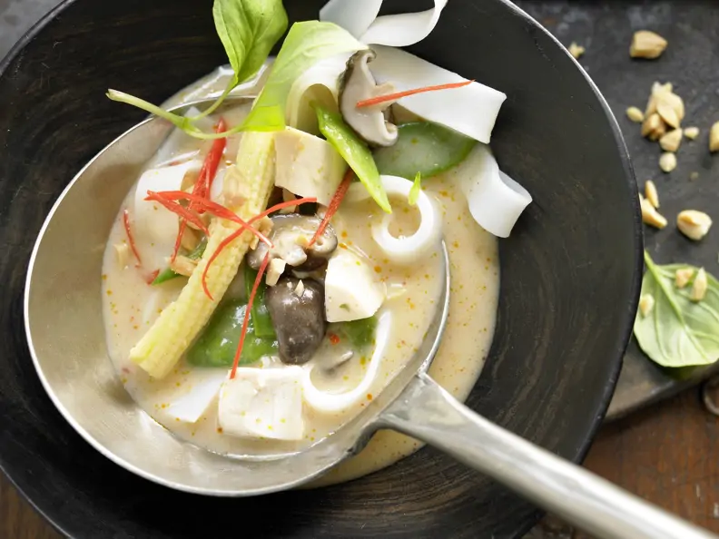 Curry-Hühnersuppe