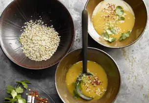 Kürbis-Ingwer-Suppe