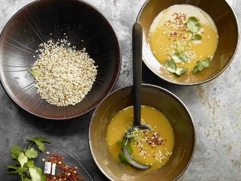 Kürbis-Ingwer-Suppe