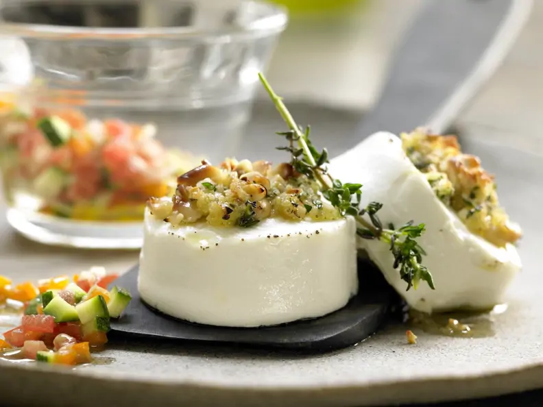 Gratinierter Ziegenkäse