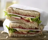 Ziegenkäse-Sandwich