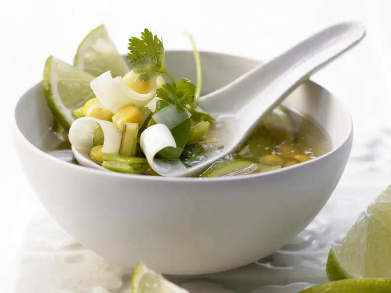 Scharfe Maissuppe