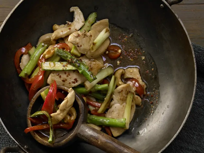 Hähnchen-Gemüse-Pfanne