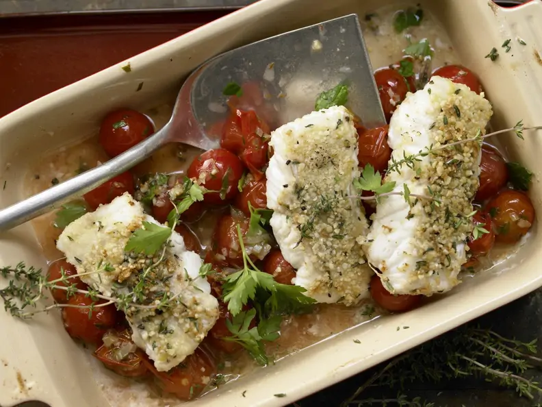 Fischfilet mit Mandelkruste Rezept