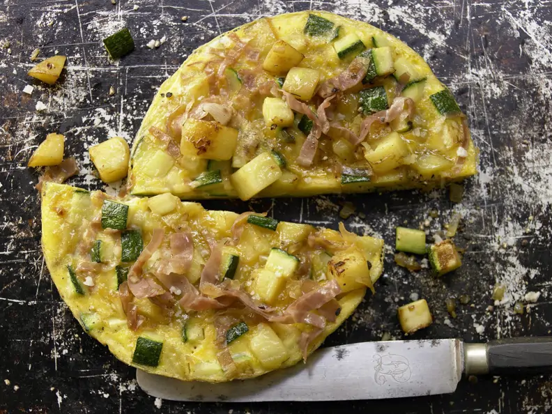 Zucchini-Kartoffel-Tortilla