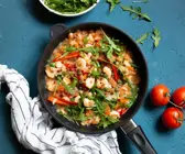 Mediterrane Garnelenpfanne
