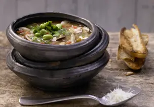 Toskanische Pilzsuppe