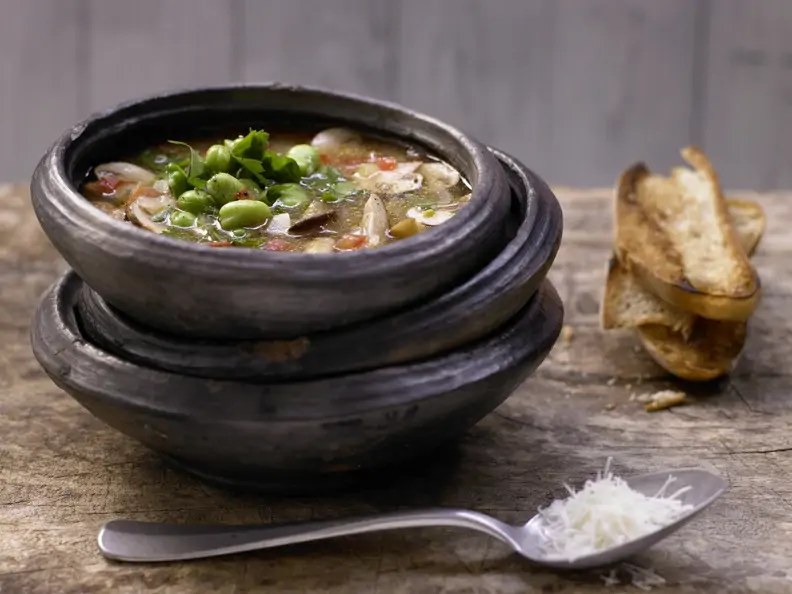 Toskanische Pilzsuppe
