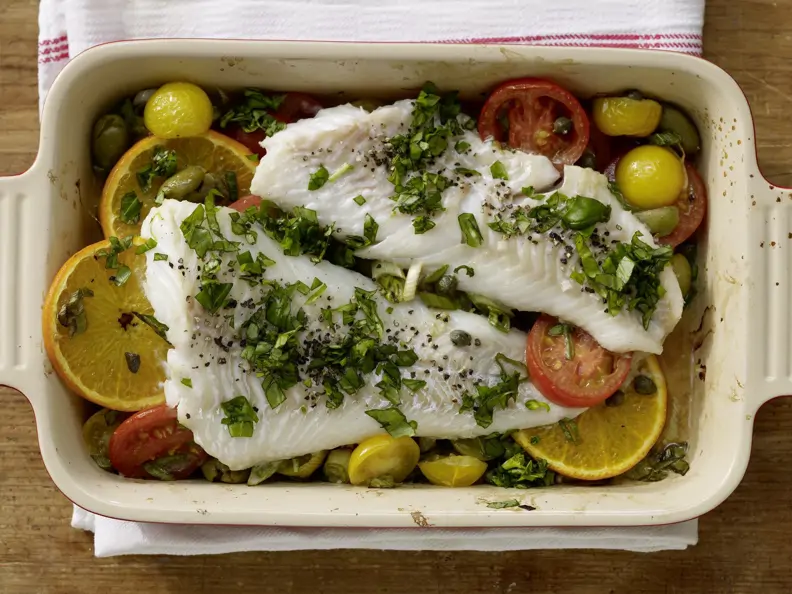 Kabeljau mit Tomaten