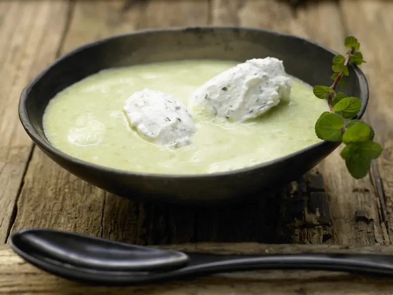 Frische Erbsensuppe – smarter