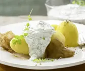 Pellkartoffeln mit Quark