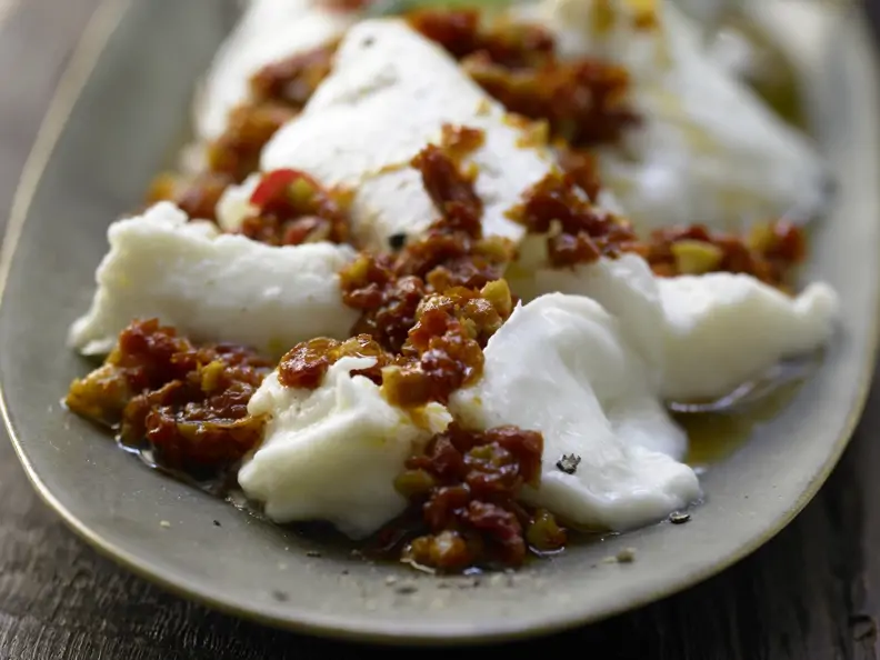 Marinierter Mozzarella