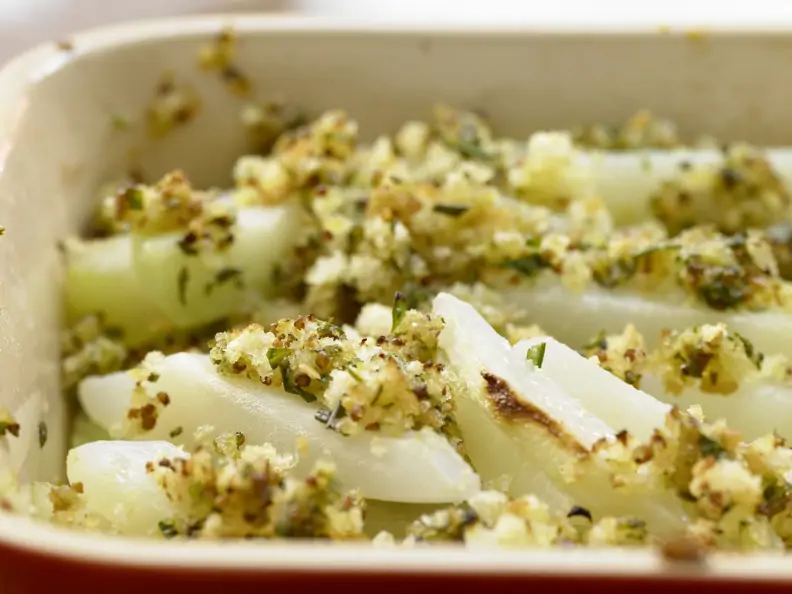 Überbackener Kohlrabi