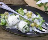 Schollenröllchen auf Spitzkohl