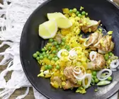 Paella mit Hähnchen