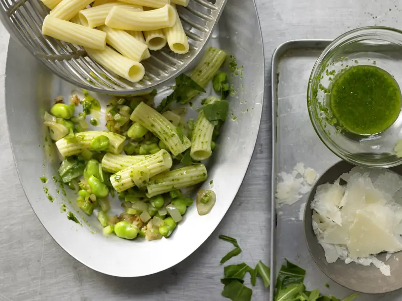 Bohnen-Pasta