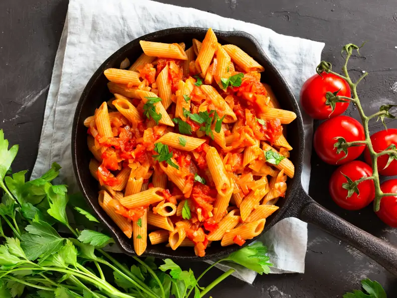 Penne all'arrabbiata – smarter