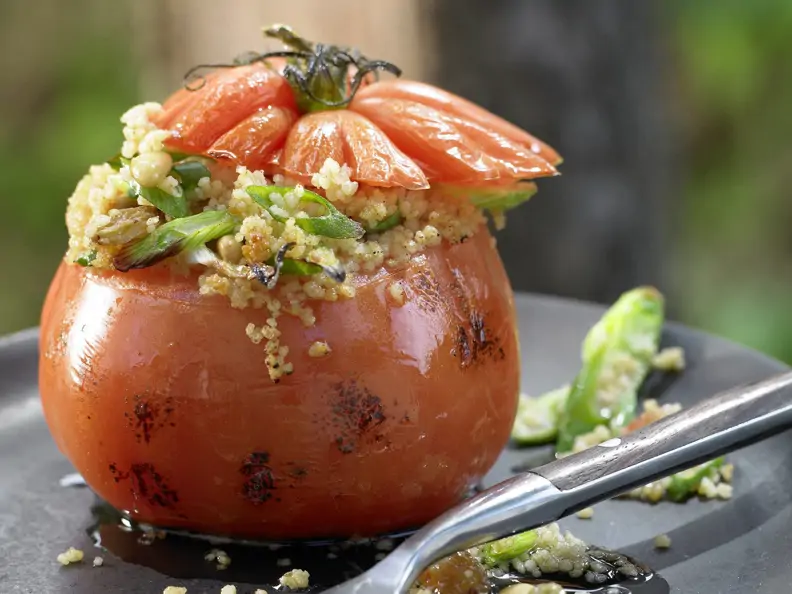 Gegrillte Couscous-Tomaten