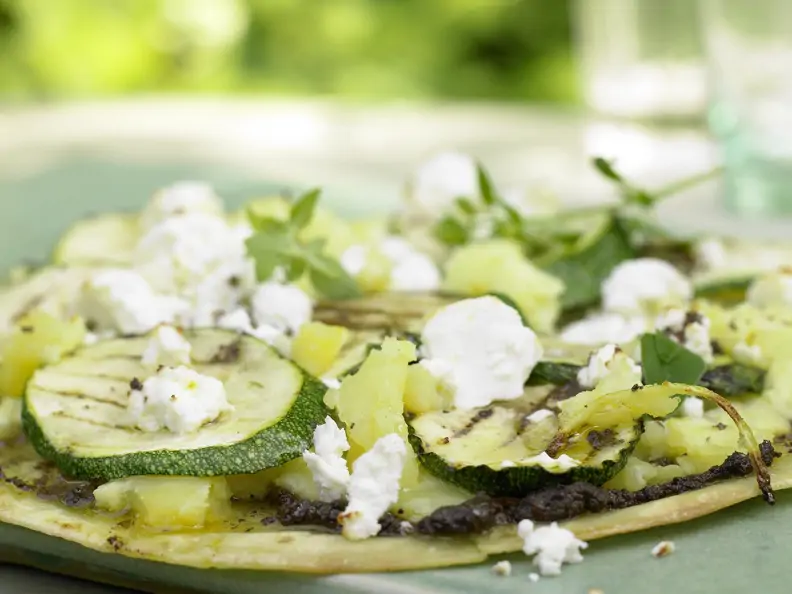 Gegrillte Tortillas