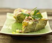 Spargel-Schinken-Omelett
