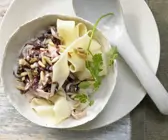 Bandnudeln mit Radicchio