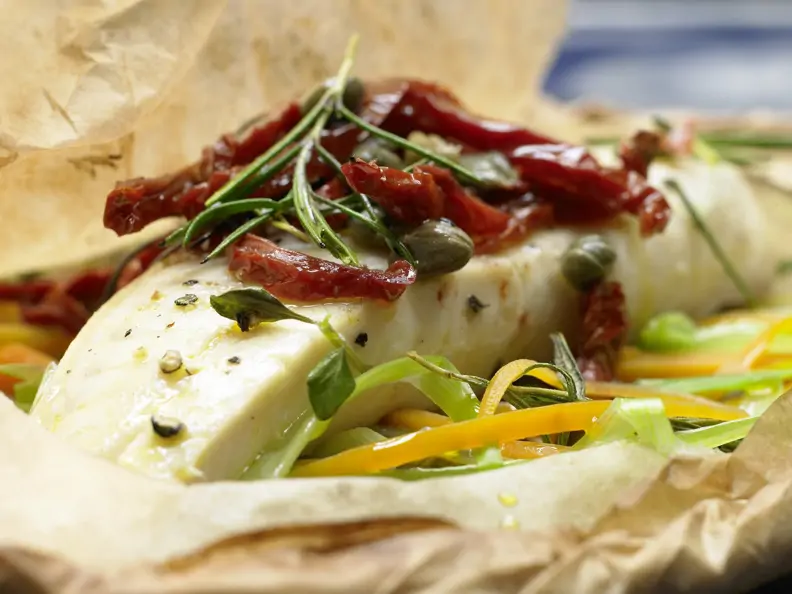 Fischfilet-Päckchen