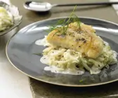Lengfisch auf Kümmel-Spitzkohl