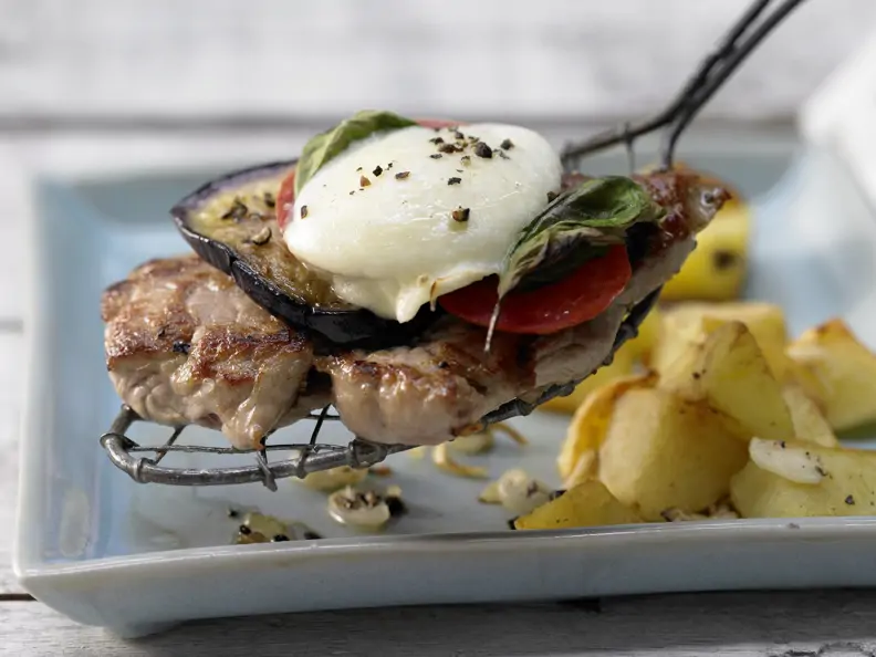 Überbackene Kalbsschnitzel