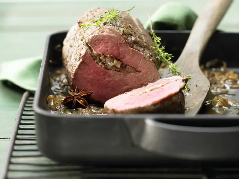 Rinderfiletbraten mit Pilzfüllung